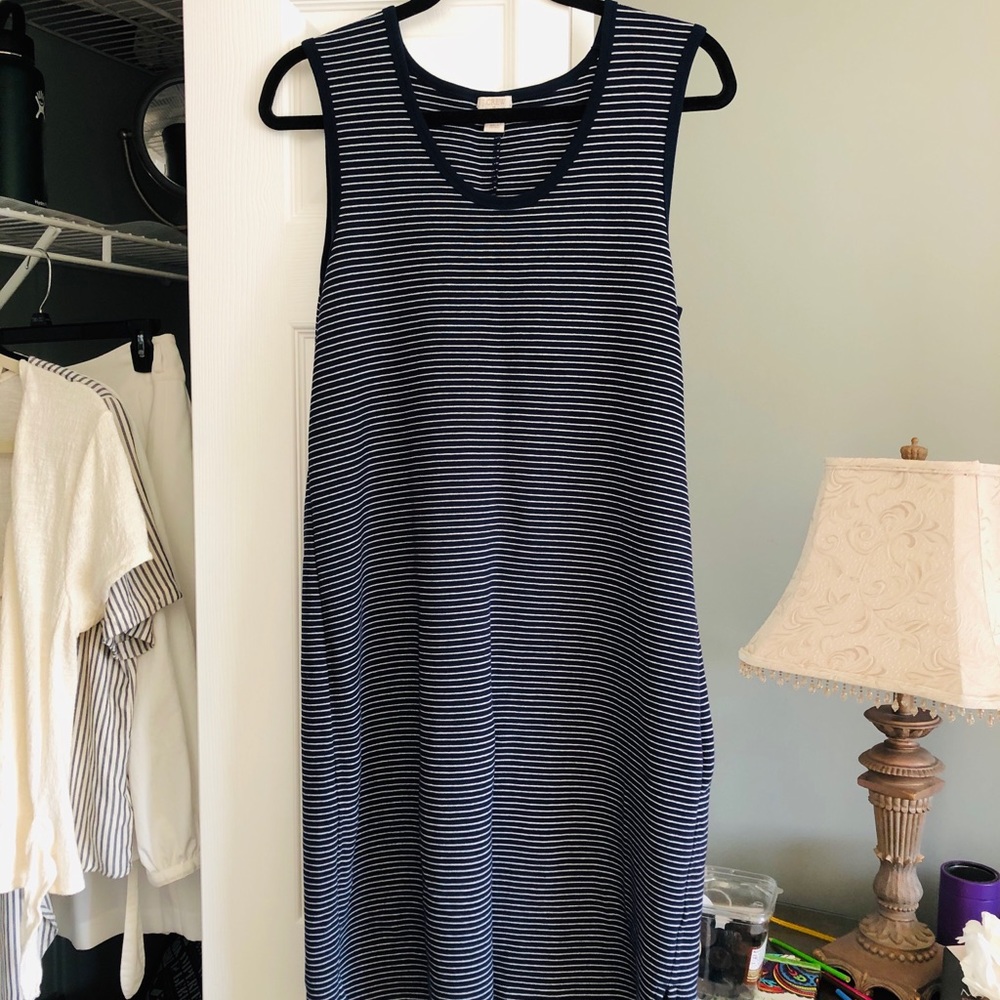 J. Crew striped dress